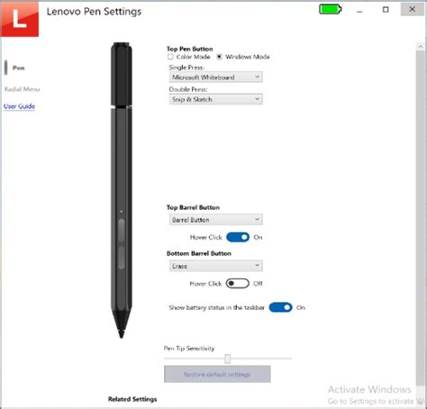 How to use the buttons from your Lenovo Pen