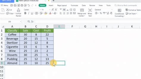 How to use the paste special function WPS Office Academy