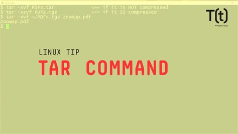 How to use the tar command: 2-Minute Linux Tips - YouTube