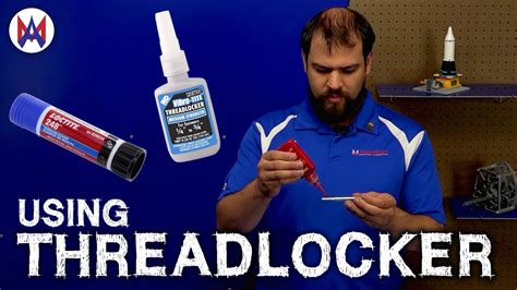 How to use threadlocker.  We made a quick video to demonstrate how to pro...