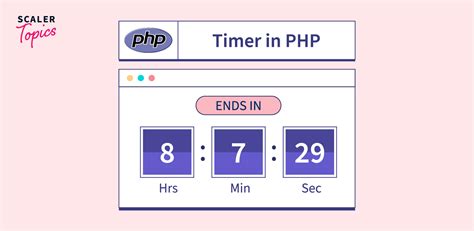 How to use timer in php