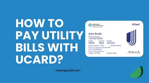 How to use ucard to pay utility bills. A Closer Look at Your Bill. Find easy-to-read payment and contact info at the top of your bill. Review and compare your daily and monthly usage at a glance. Important messages are now front and center on your new bill! 