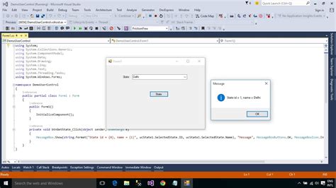 How to use user control in c#