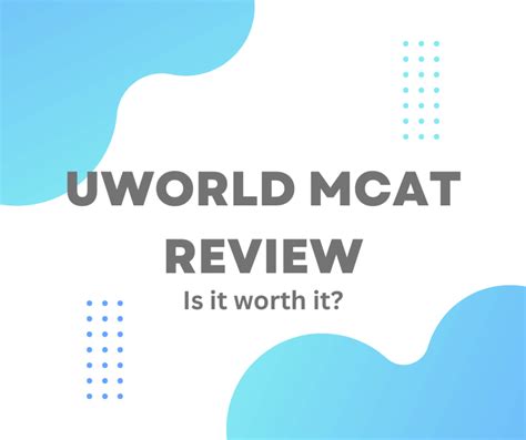 Dec 21, 2018 · Getting started with the UWorld MCAT QB