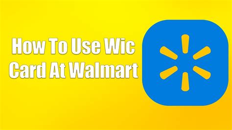 How to use wic online walmart. Using my WIC card and app at Walmart…. So I was at Walmart and it’s my first time using a Wic card. I had the checks a couple of years ago, and for the most part those were … 