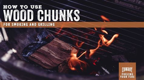 How to use wood chunks for smoking and grilling - YouTube