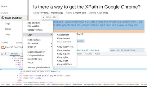 How to use xpath in chrome