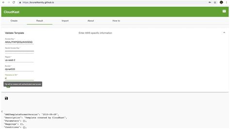 How to validate CloudFormation template using CloudKast YouTube