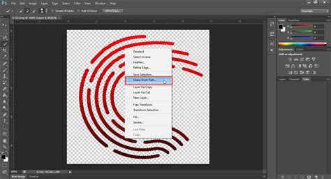 How to vectorise in photoshop