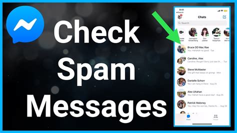 How to view spam messages in messenger