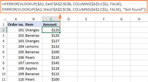 How to vlookup across multiple sheets.  The idea is to nest several IFER...