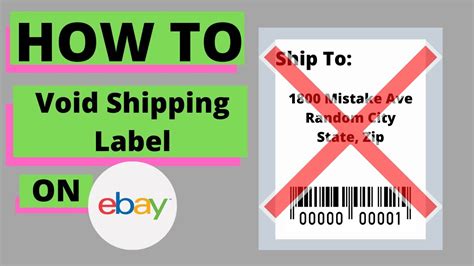 Labels purchased on the eBay labels platform need
