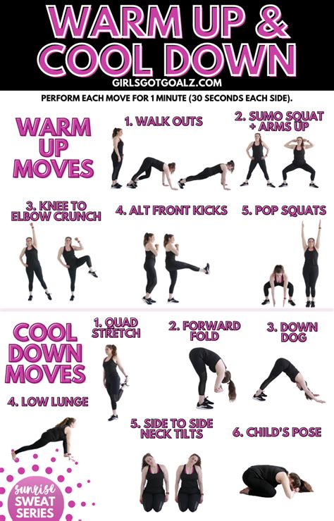 How to warm up and cool down