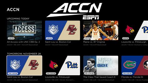 How to watch acc network. How to Watch ACC Network on ESPN. If you’re a sports enthusiast, you’re likely familiar with ESPN, one of the leading sports networks in the world. Luckily, you can watch the ACC Network through ESPN’s streaming platform, ESPN+. To watch the ACC Network on ESPN+, you’ll need to subscribe to the service. 