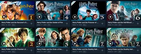 How to watch harry potter in order