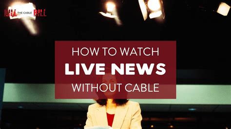 How to watch local news without cable. Find out how to watch local channels without cable for free, with HD antennas, or with online streaming services. We list the top choices. Skip to the content. Search. HotDog. Menu. ... It offers live streams of local news from over 275 local TV stations across 165 US media markets, which covers over 3/4ths of the nation. For many, ... 