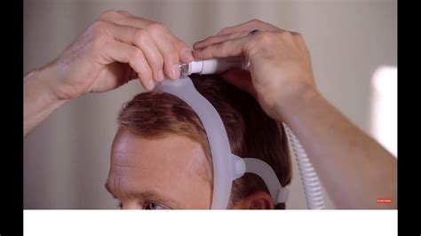 How to wear and adjust the Philips DreamWear mask with under ... - YouTube