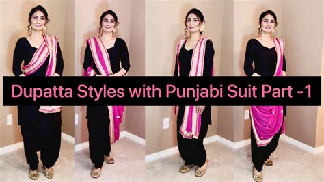 How to wear dupatta in punjabi style