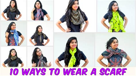 How to wear stole in different ways
