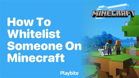 How to whitelist on minecraft