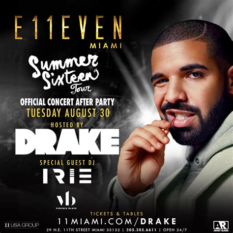 Tickets have been hard to come by for this show. After all, Drake