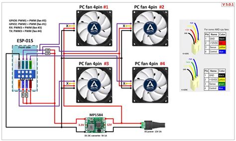 How to wire a 4 wire computer fan to a battery.  You can use electronic components, such...