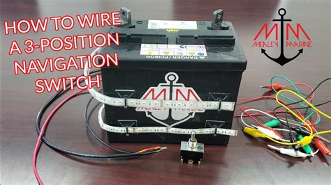 How to wire a boat switch panel.  We'll be installing navigation lights, the anc...