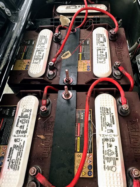 In the case of electric golf carts, six 6-volt batteries are connected in series to achieve the necessary 36 volts. One advantage of wiring batteries in series is that it increases the voltage, which in turn provides more power to the drive motors. This allows the golf cart to travel at higher speeds and handle various terrains more effectively.