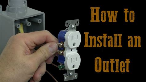 How to wire an electrical outlet - YouTube