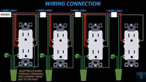 How to wire receptacles in parallel