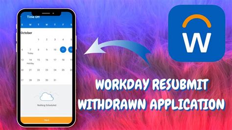 How to withdraw an application in workday