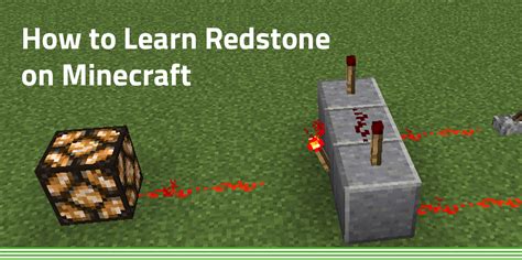 How to work redstone in minecraft