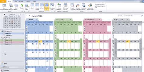 How to work with Multiple Calendars in Outlook 2010 HowTech