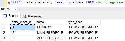 How to work with filegroups in SQL Server and migrate data between them