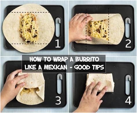 How to wrap a burrito