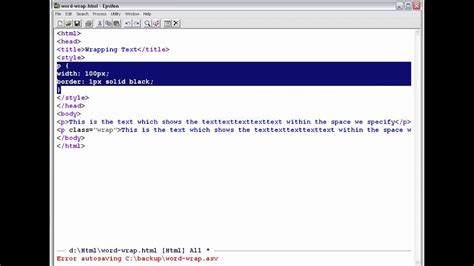 How to wrap text in html table