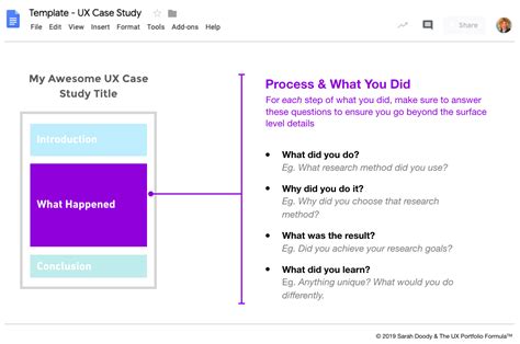How to write a UX case study UX Portfolio Formula