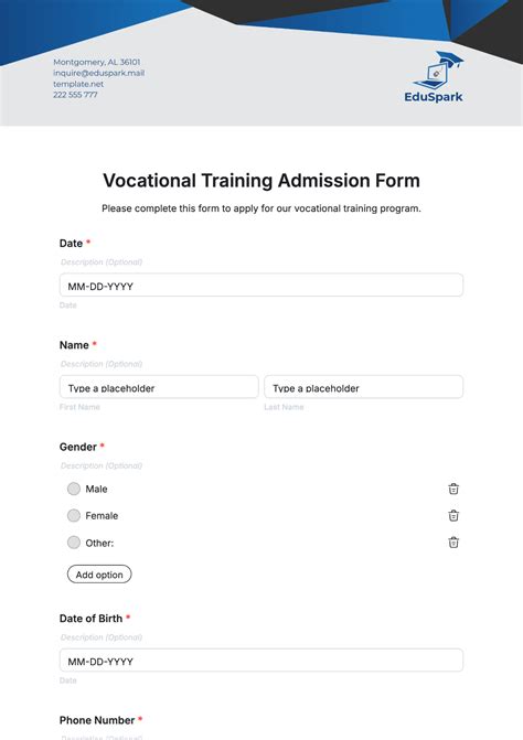 How to write a application for vocational training.  Successful completion of the high...