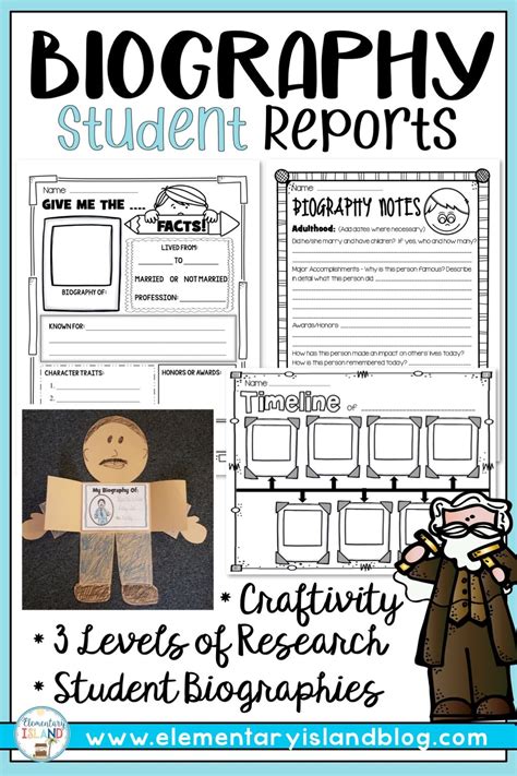 How to write a biography report elementary