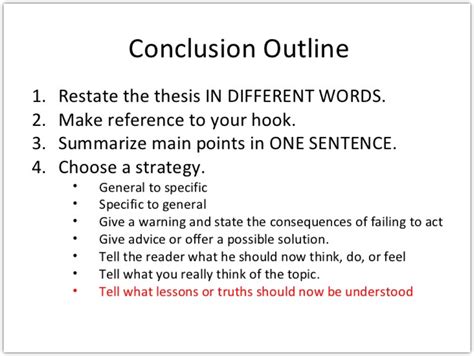 How to write a conclusion in a college essay How to Write a