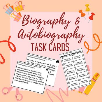 How to write a cool biography cards