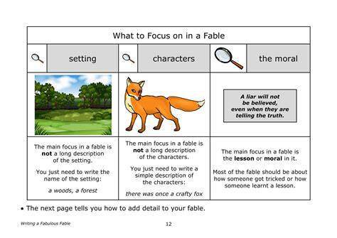 How to write a fable.  Writing a fable is a rewarding endeavor that allows y...