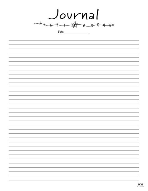How to write a journal for beginners.  Download the PDF printable worksheet and start jo...