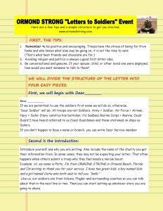How to write a letter to a deployed soldierpage 2 Lettering, Writing