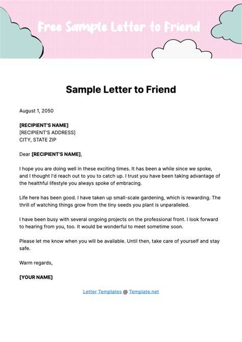 How to write a letter to a friend.  Unlike formal correspondence, a fri...
