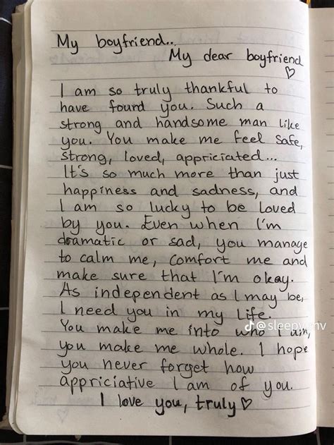 How to write a love letter to your boyfriend.  These love letters range from...