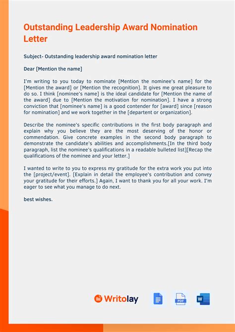 Letter of Recommendation Template. Dear [First and Last Name], It’s my absolute pleasure to recommend [Name] for [position] with [Company]. [Name] and I [relationship] at [Company] for [length of time]. I thoroughly enjoyed my time working with [Name], and came to know [him/her/them] as a truly valuable asset to our team.