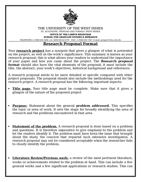 How to write a research proposal pdf