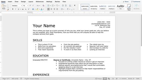 How to write a resume WITHOUT Microsoft Word - YouTube