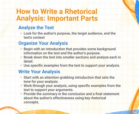 How to write a rhetorical analysis. This rhetorical analysis generator allows you to follow simple prompts to get excellent results. ⏰️ Fast. The tool is quick; it saves your precious time without compromising the quality. 📖 Comprehensive. The tool lets you enjoy an in-depth analysis of all the text’s dimensions and shows how they work. 🍭 Inspiring. 